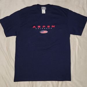 Vintage 90’s J.AMERICA Aspen Colorado  Embroidered Shirt Size L Mens